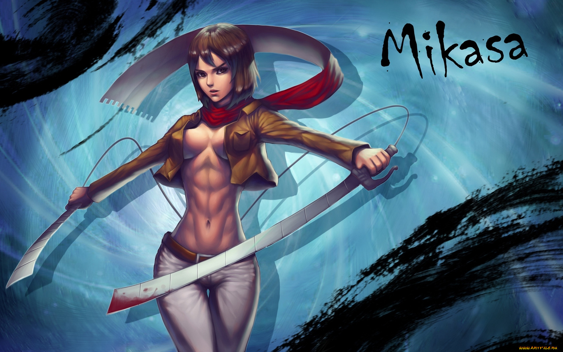 , shingeki no kyojin, , , , , , , art, , , mikasa, ackerman